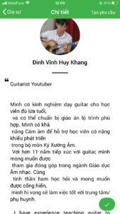 thay guitar day kem