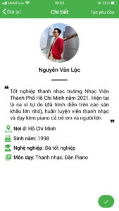 giáo viên piano