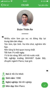 giáo viên dạy piano